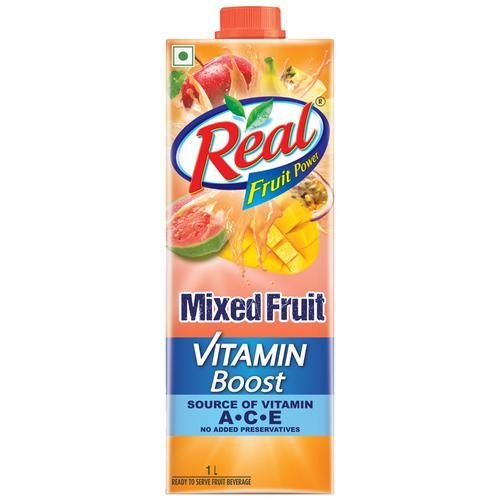 Real Fruit Power Mixed Fruit Juice Vitamin Boost Refreshing Drink