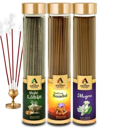 The Aroma Factory Incense Sticks Agarbatti Assorted Flavours Made